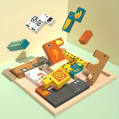 Animal Building Blocks Puzzle Educational Toy