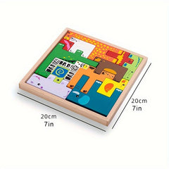 Animal Building Blocks Puzzle Educational Toy