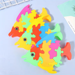 Small Fish Shape Puzzle Parts Random