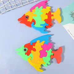 Small Fish Shape Puzzle Parts Random