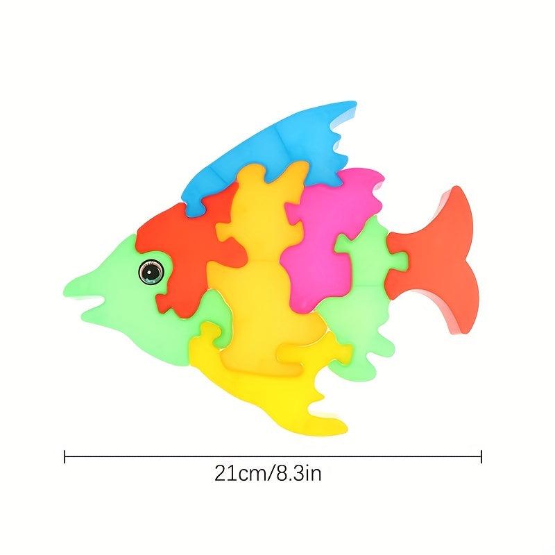 Small Fish Shape Puzzle Parts Random