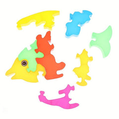 Small Fish Shape Puzzle Parts Random