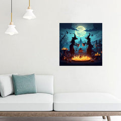 Halloween Horror Witch Wooden Puzzle Halloween Gift Puzzle Toy