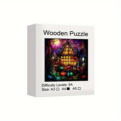 Wooden Puzzle Irregular Animals Party Games Christmas