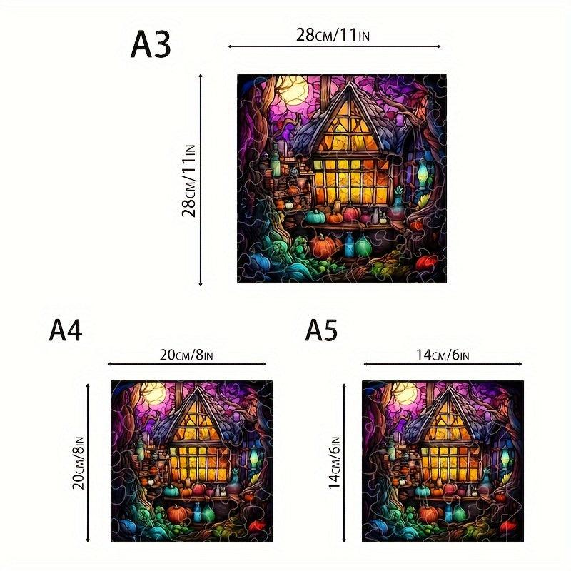 Wooden Puzzle Irregular Animals Party Games Christmas