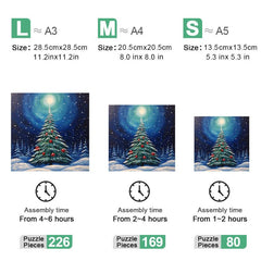 Animal Puzzle - Christmas Light Special Shaped - Adults Decompression