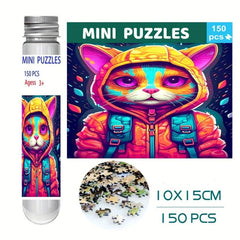 Mini Test Tube Puzzle Painting Jigsaw Toy (3 Packs)