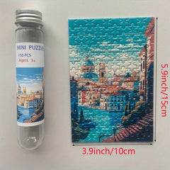 Mini Test Tube Puzzle Painting Jigsaw Toy (3 Packs)