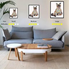 Unique Cat Wooden Jigsaw Puzzle Fun Game Christmas Gift