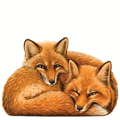 Fox Sisters Wooden Puzzle in Wooden Box