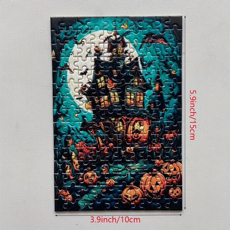 Halloween Mini Test Tube Puzzles Painting Toys Educational Jigsaw Puzzles