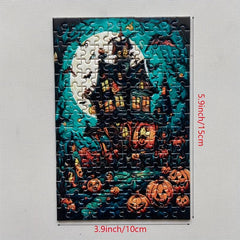 Halloween Mini Test Tube Puzzles Painting Toys Educational Jigsaw Puzzles