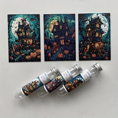 Halloween Mini Test Tube Puzzles Painting Toys Educational Jigsaw Puzzles