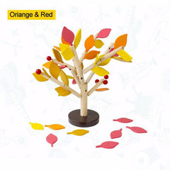 Wooden 3D Puzzle Tree Blocks Montessori Game Educational Toy