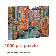 1000pcs Jigsaw Puzzles - Gift, Decompression Toy, Wall Decor