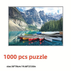 1000pcs Jigsaw Puzzles - Gift, Decompression Toy, Wall Decor