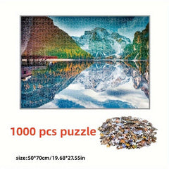 1000pcs Jigsaw Puzzles - Gift, Decompression Toy, Wall Decor