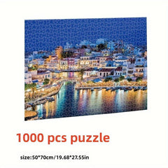 1000pcs Jigsaw Puzzles - Gift, Decompression Toy, Wall Decor
