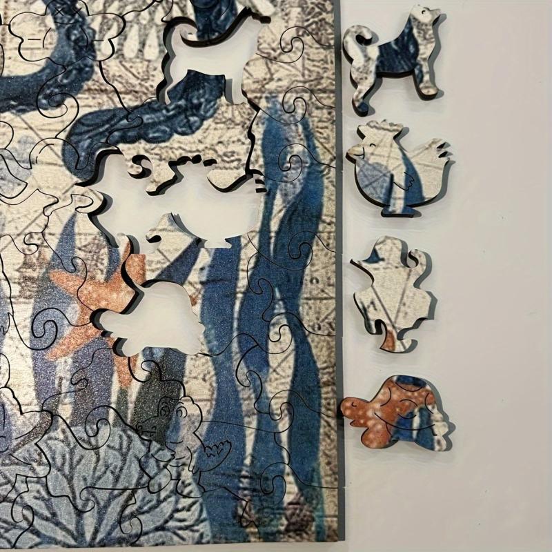 Undersea World Wooden Jigsaw Puzzle Play