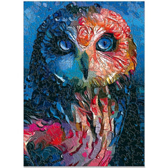 Red Face Cat Eagle Irregular Wooden Puzzle Adult Decompression Toy