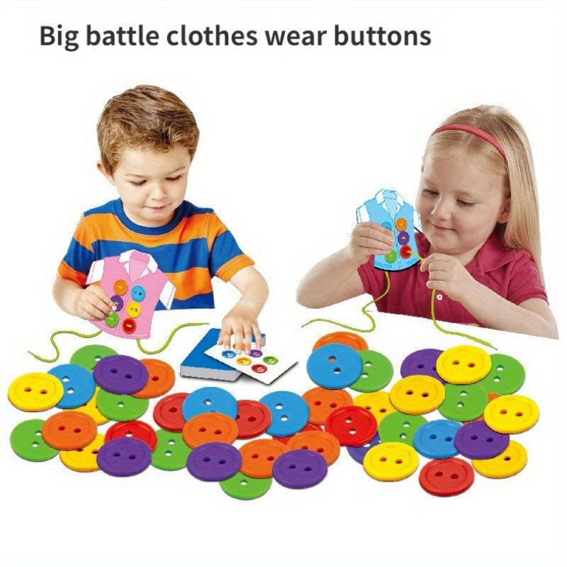 Button Big Combat Educational Toy for Hand-Eye Coordination