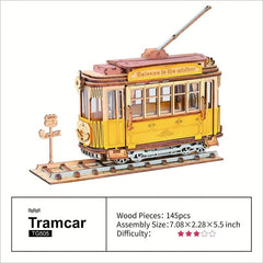 145pcs TG505 Tram 3D Puzzle DIY Creative Toy Educational Gift