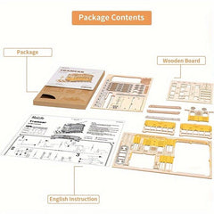 145pcs TG505 Tram 3D Puzzle DIY Creative Toy Educational Gift