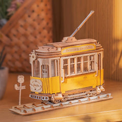 145pcs TG505 Tram 3D Puzzle DIY Creative Toy Educational Gift