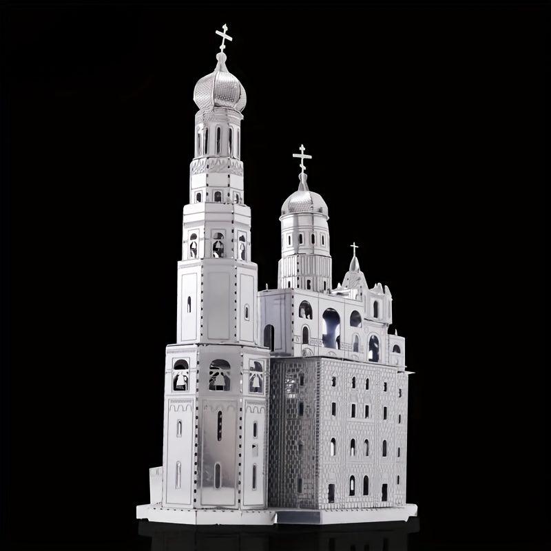 DIY Metal Toy Castle Model 3D Game Puzzle Tower Model