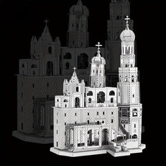 DIY Metal Toy Castle Model 3D Game Puzzle Tower Model