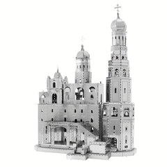 DIY Metal Toy Castle Model 3D Game Puzzle Tower Model
