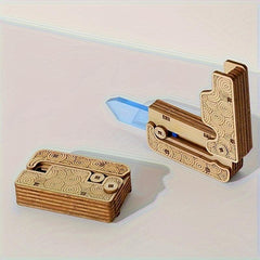 Gravity DIY Toy Radish Decompression Wooden Puzzle Sensory Anxiety Stress Relief