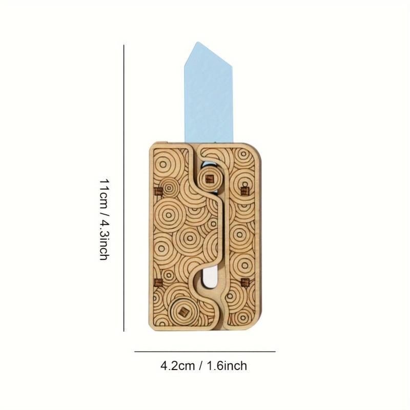 Gravity DIY Toy Radish Decompression Wooden Puzzle Sensory Anxiety Stress Relief