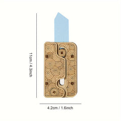 Gravity DIY Toy Radish Decompression Wooden Puzzle Sensory Anxiety Stress Relief