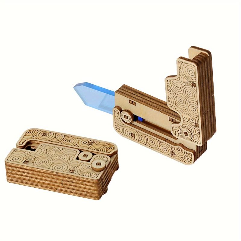 Gravity DIY Toy Radish Decompression Wooden Puzzle Sensory Anxiety Stress Relief
