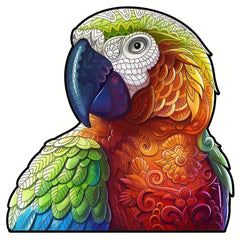 Wooden Puzzle Creative Jigsaw Game Irregular Animal Educational Wall Pendant