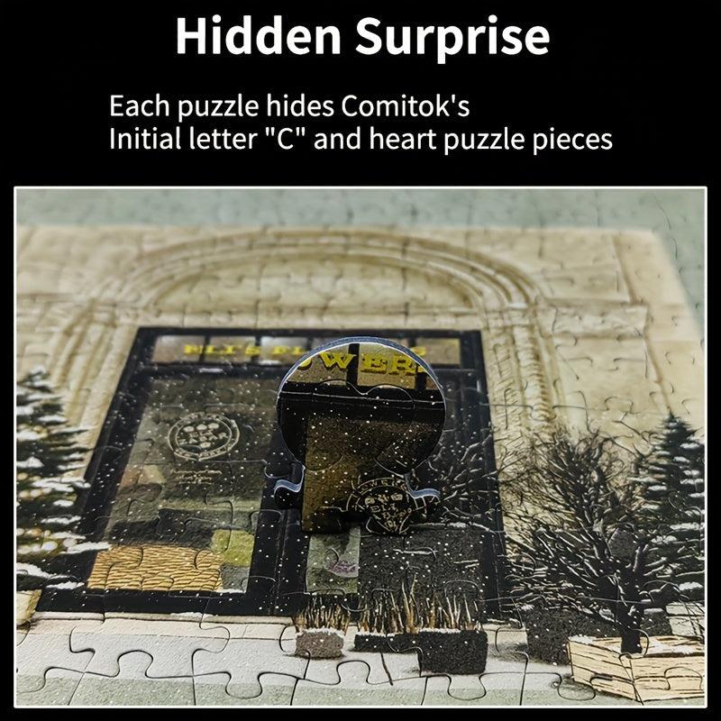 169 Pieces Jigsaw Puzzle for Adults Four Seasons Flower Store