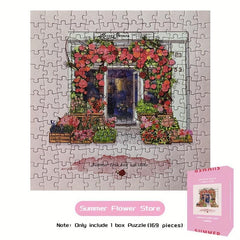 169 Pieces Jigsaw Puzzle for Adults Four Seasons Flower Store