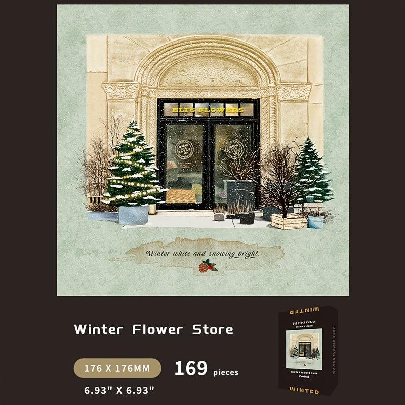 169 Pieces Jigsaw Puzzle for Adults Four Seasons Flower Store