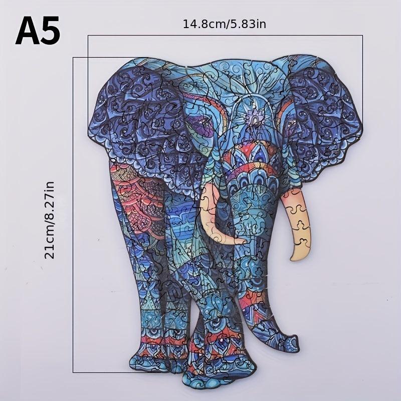 Elephant Wooden Puzzle for Adults