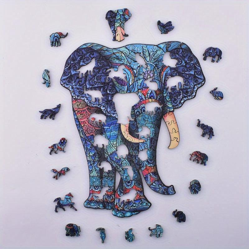 Elephant Wooden Puzzle for Adults