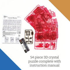 Red Double Decker Bus Puzzle Educational Toy for Kids