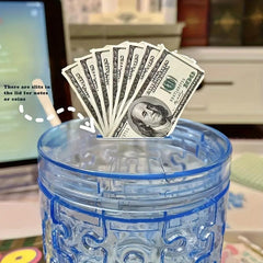 3D Stereo Crystal Puzzle Pen Holder Piggy Bank