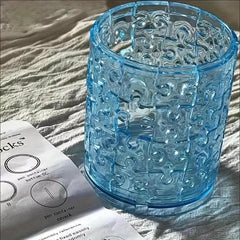 3D Stereo Crystal Puzzle Pen Holder Piggy Bank