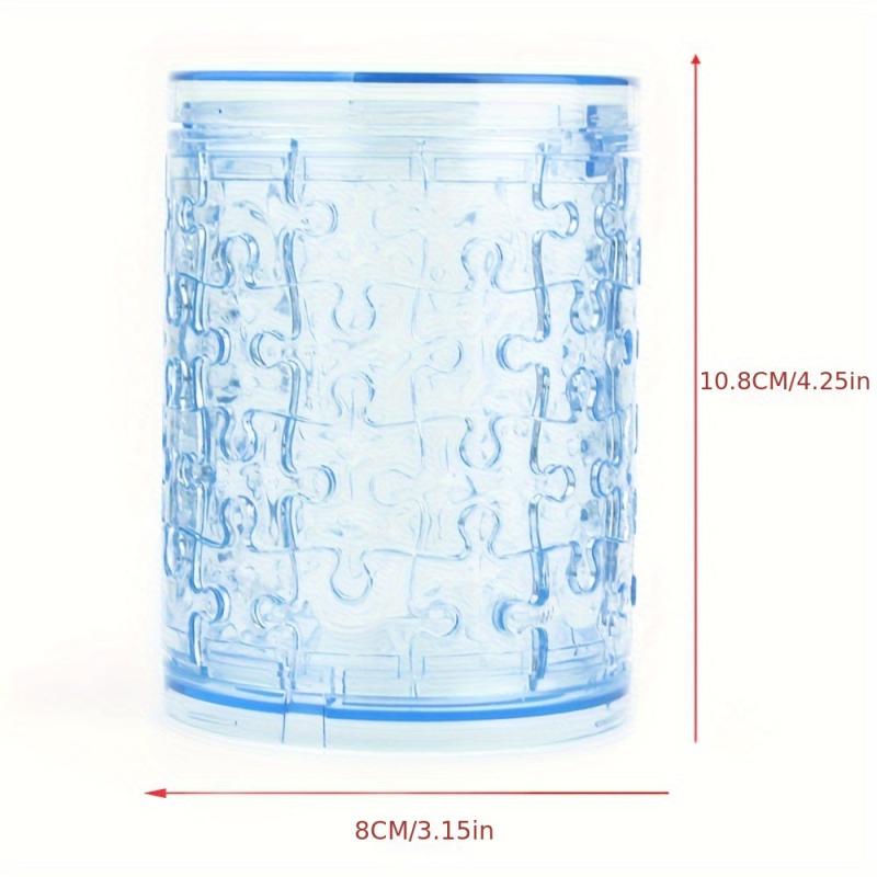 3D Stereo Crystal Puzzle Pen Holder Piggy Bank