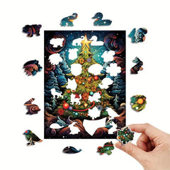 Christmas Puzzle Adult Animal Puzzle Holiday Entertainment Decompress Difficult