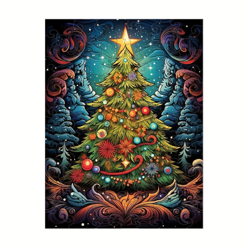 Christmas Puzzle Adult Animal Puzzle Holiday Entertainment Decompress Difficult
