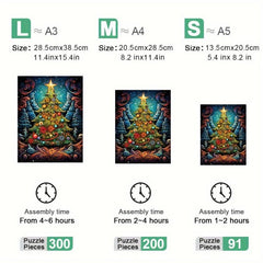 Christmas Puzzle Adult Animal Puzzle Holiday Entertainment Decompress Difficult