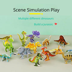 Cartoon Dinosaur Puzzles Family Play Educational Toys