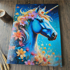 234 Pcs Horses Wooden Jigsaw Puzzles - Unique Shape, Adult Gift, Family Fun